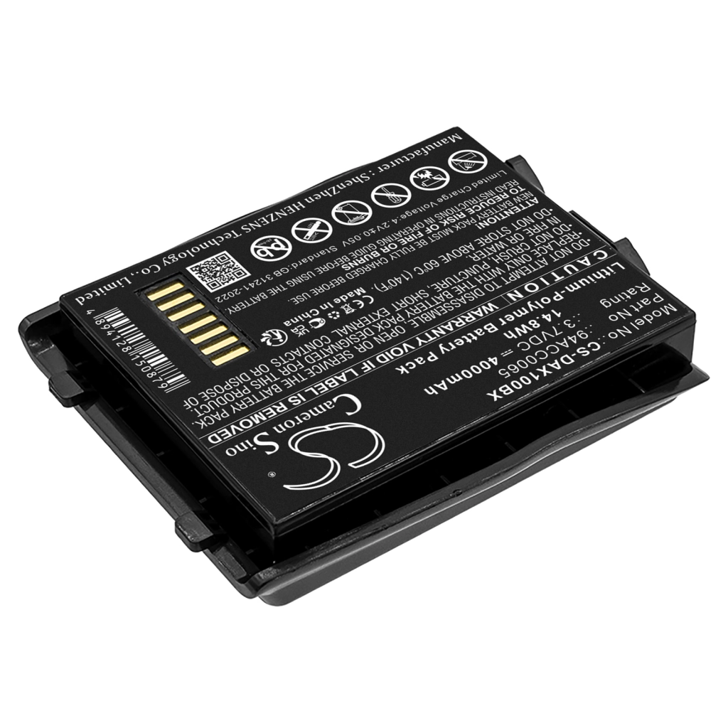 BarCode, Scanner Battery Datalogic CS-DAX100BX