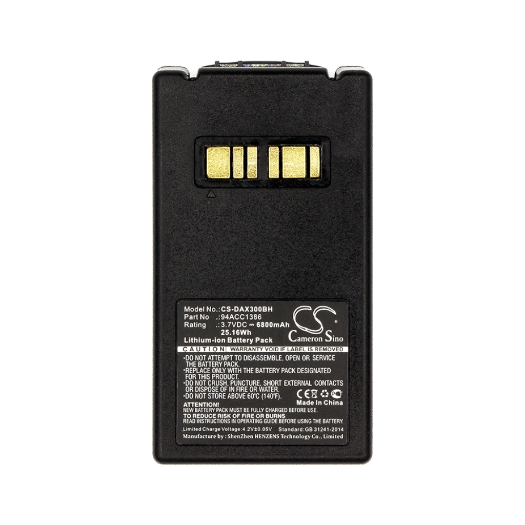 Codice a barre, batteria dello scanner Datalogic Falcon X3