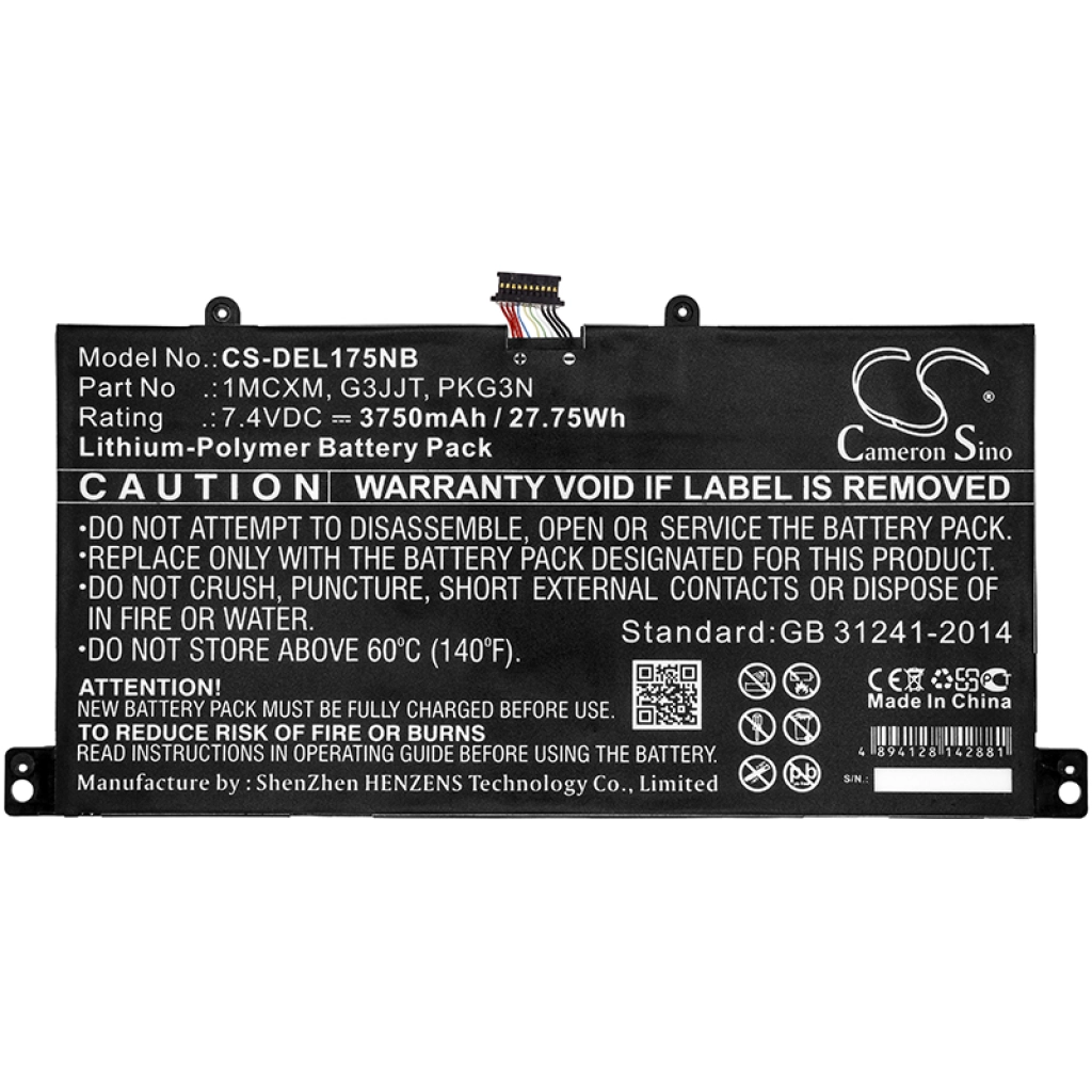 Batterie Batteria notebook CS-DEL175NB