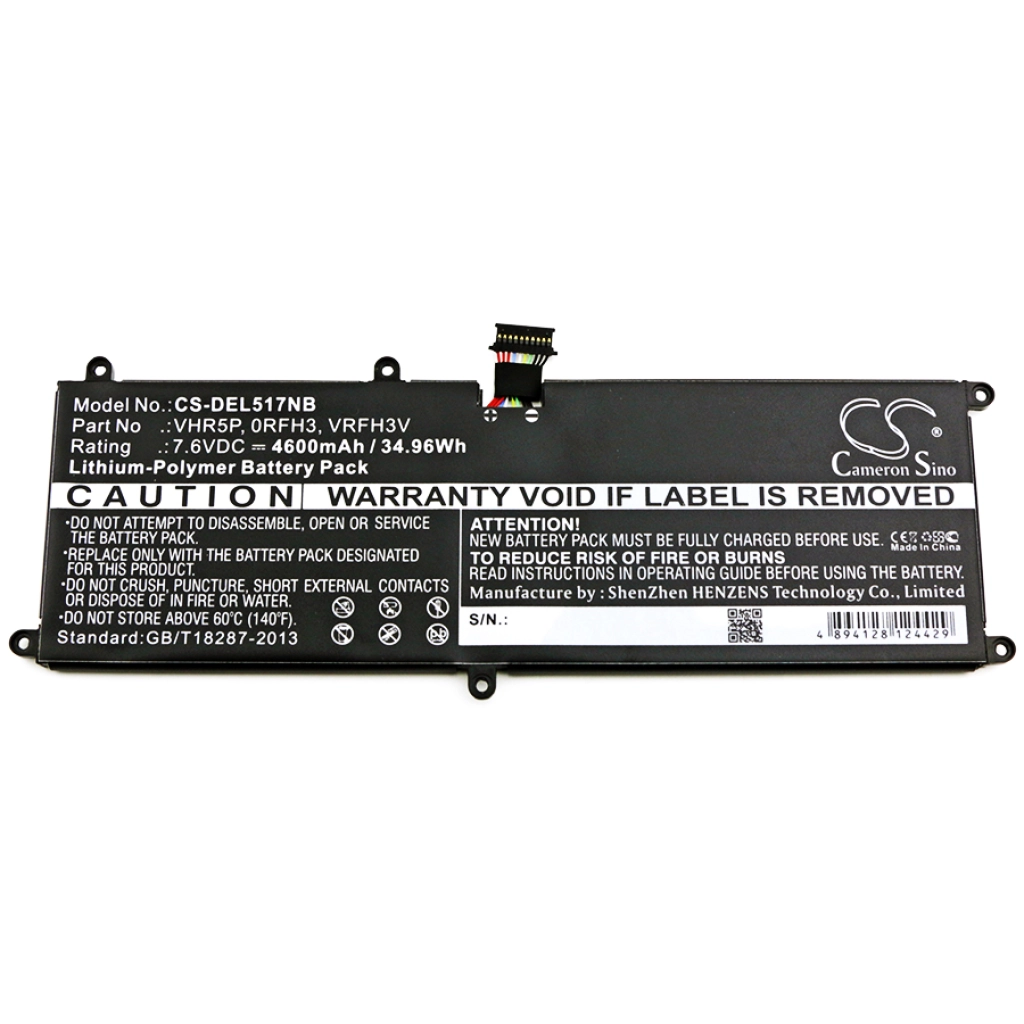 Batterie Batteria notebook CS-DEL517NB