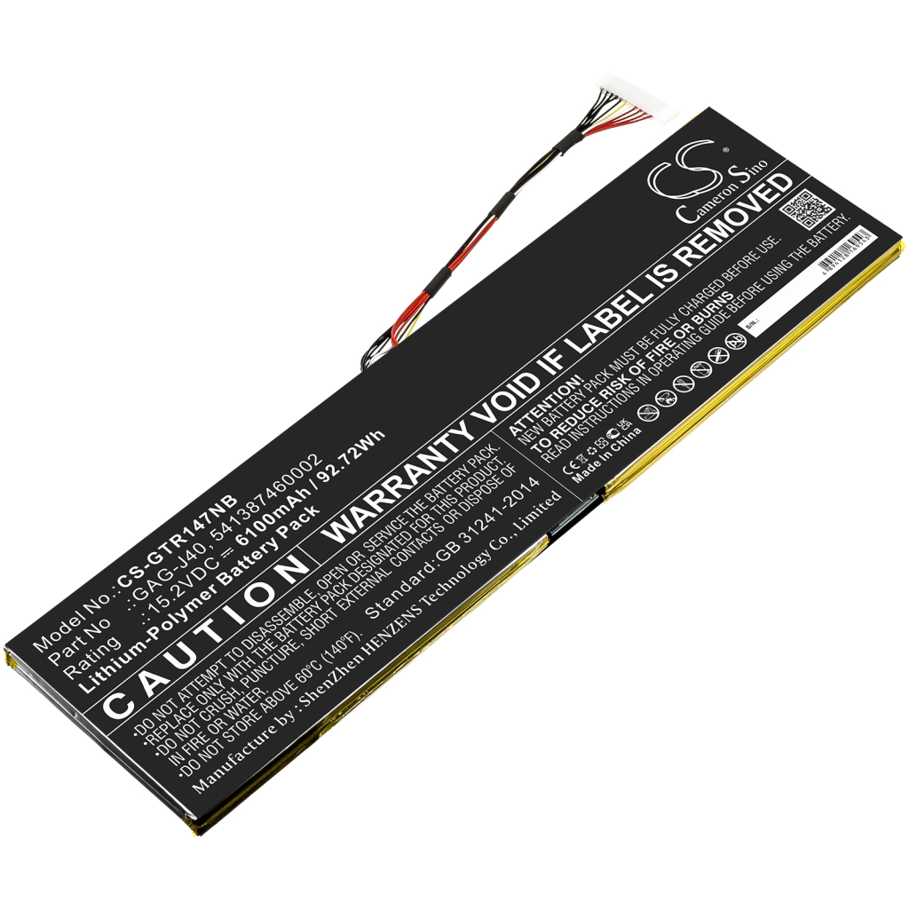 Batteria notebook Gigabyte Aero 15W v8 (CS-GTR147NB)