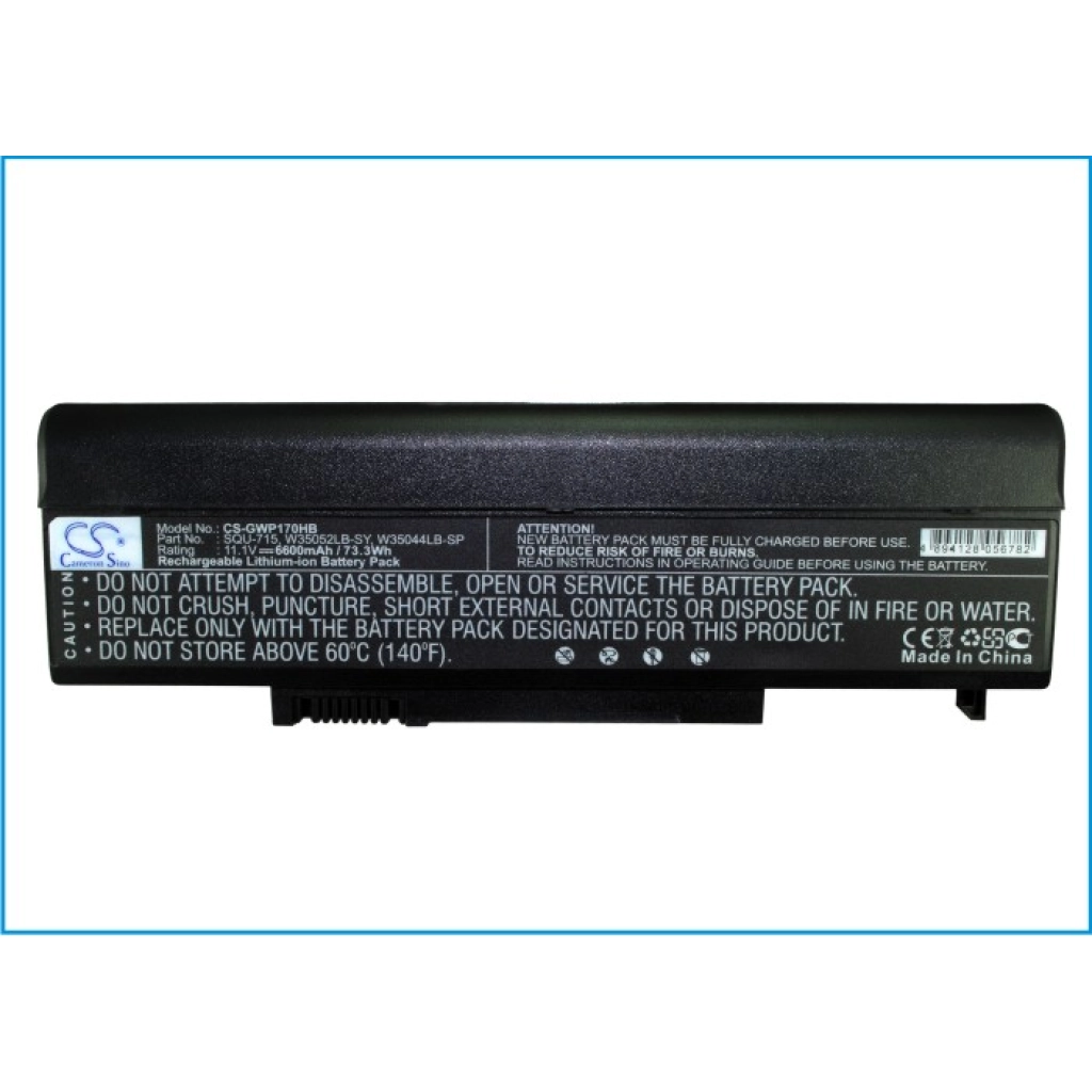 Batteria notebook Gateway M6207M (CS-GWP170HB)