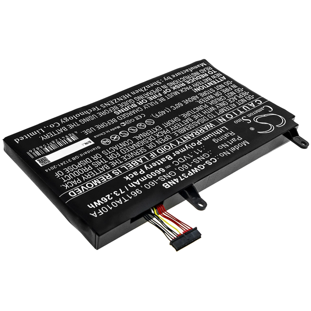 Batteria notebook Gigabyte P57W V7 (CS-GWP374NB)