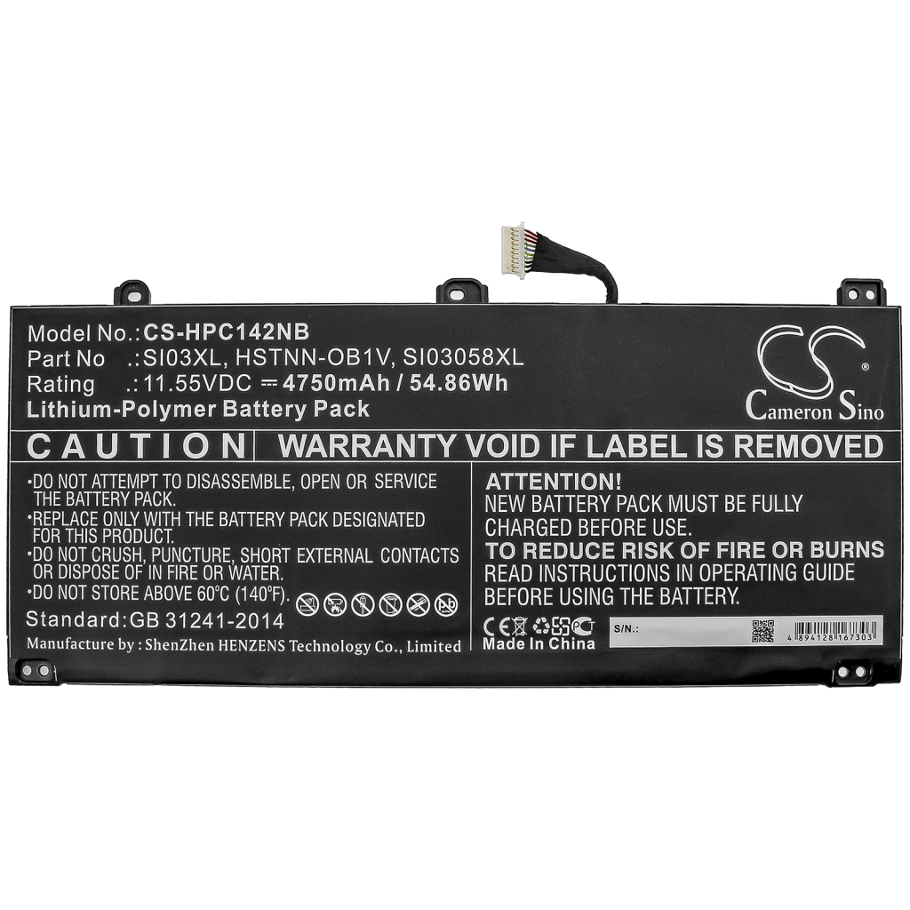 Batterie Sostituisce HSTNN-OB1V