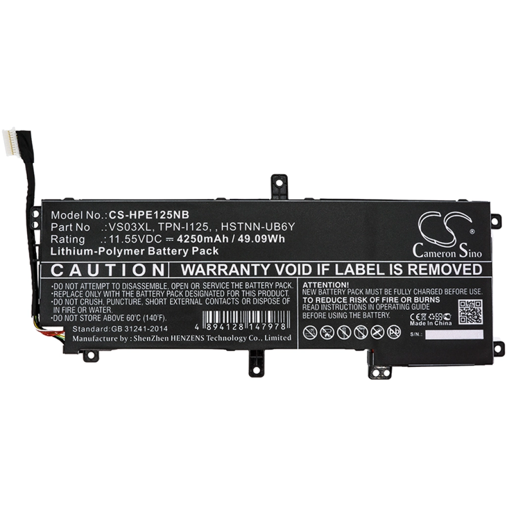 Batteria notebook HP Envy 15-AS107NF (CS-HPE125NB)
