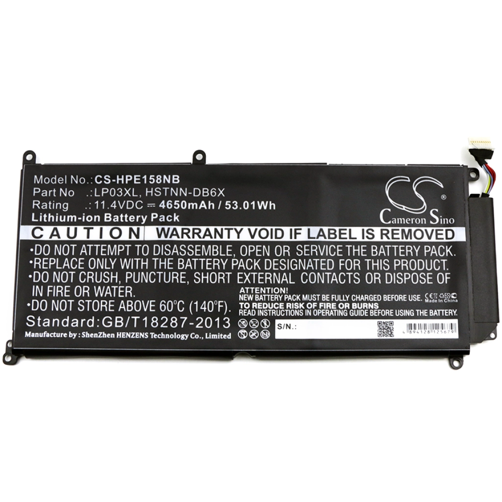 Batteria notebook HP Envy 15-AE101NX (CS-HPE158NB)
