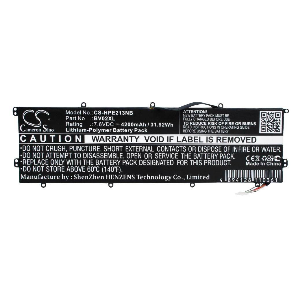 Batteria notebook HP Envy X2 13-J098NX (CS-HPE213NB)