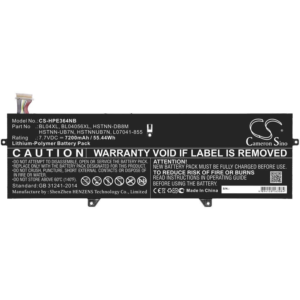 Batteria notebook HP EliteBook x360 1040 G5(5DG27EA) (CS-HPE364NB)
