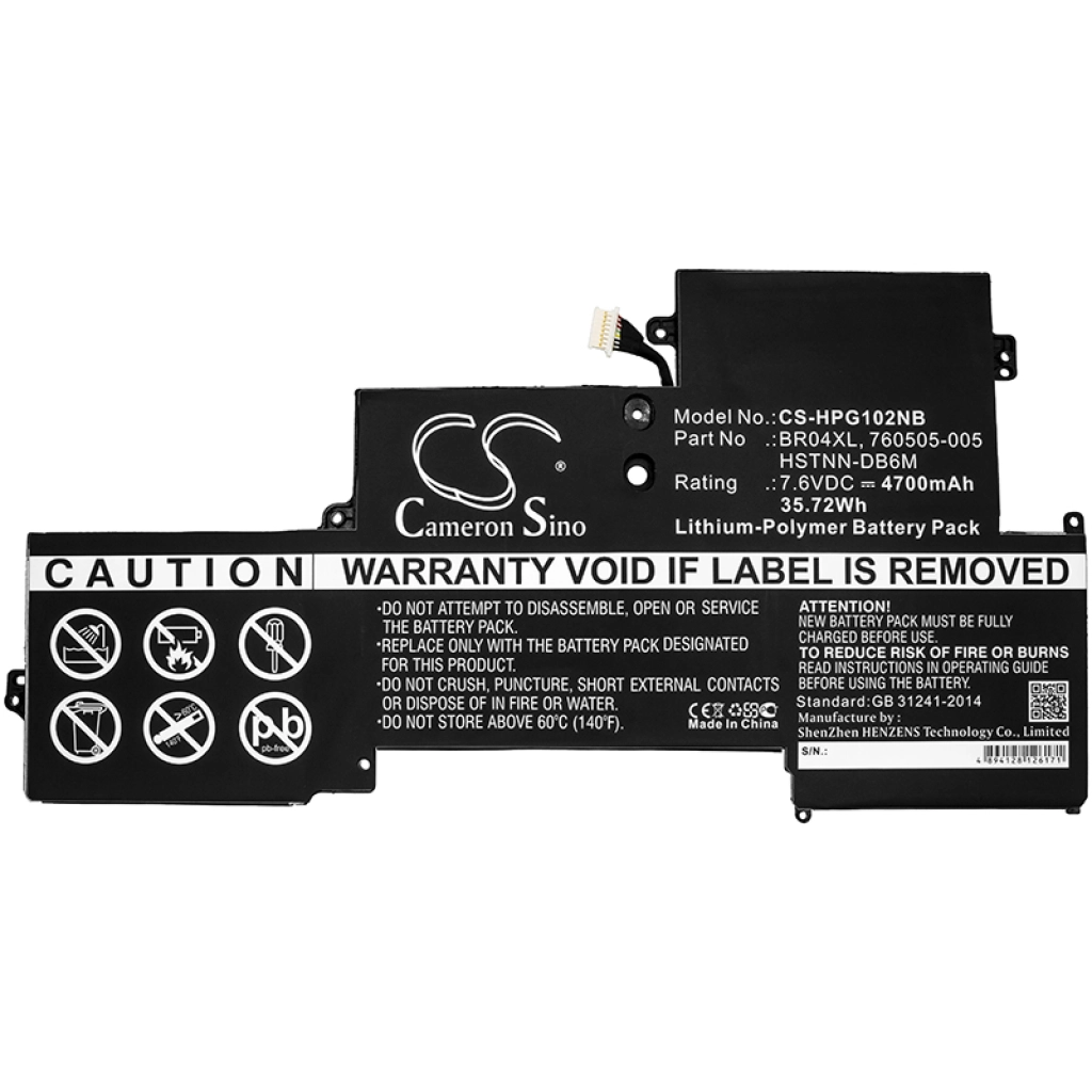 Batteria notebook HP EliteBook  1030 G1-Y4X52US (CS-HPG102NB)