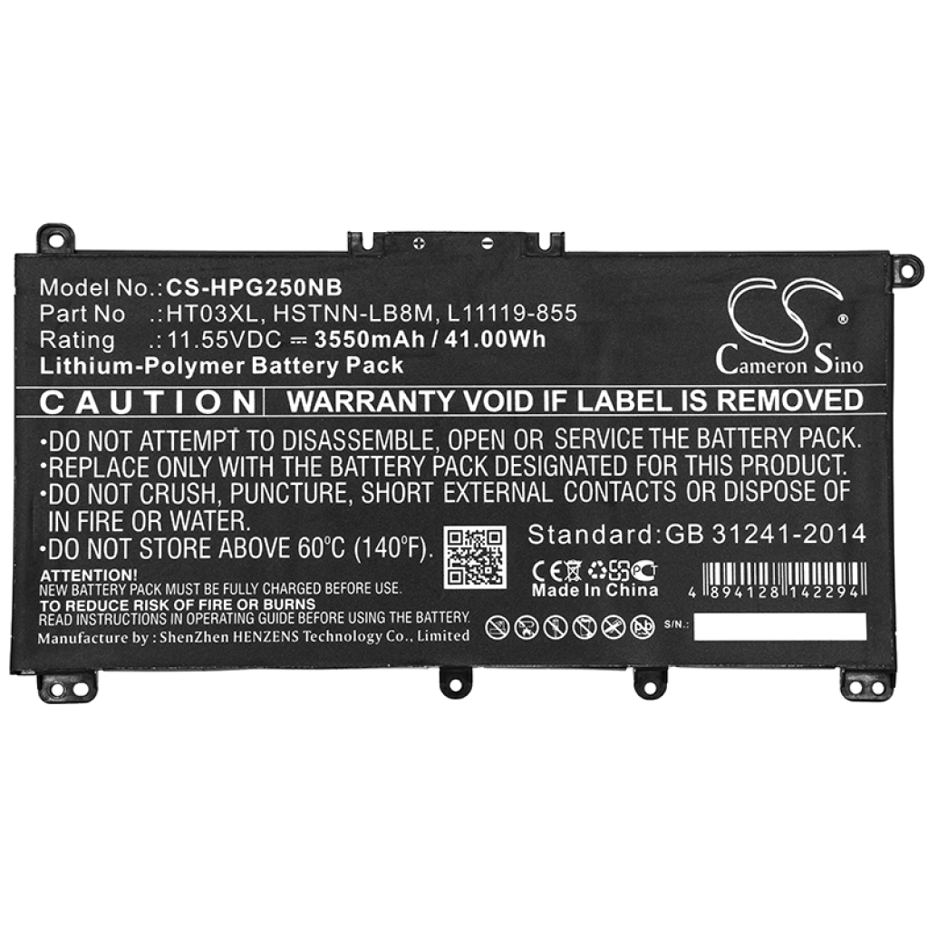 Batteria notebook HP PAVILION 15-CS1017NF (CS-HPG250NB)