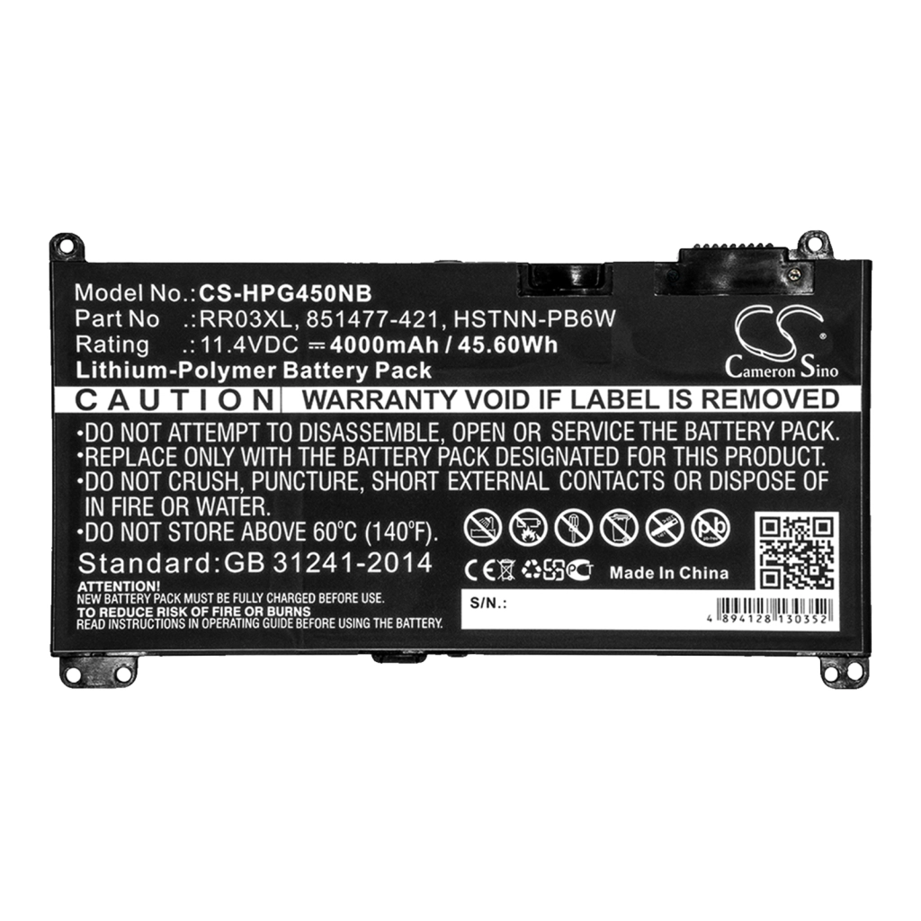 Batteria notebook HP ProBook 450 G4(Z2Z17ES) (CS-HPG450NB)