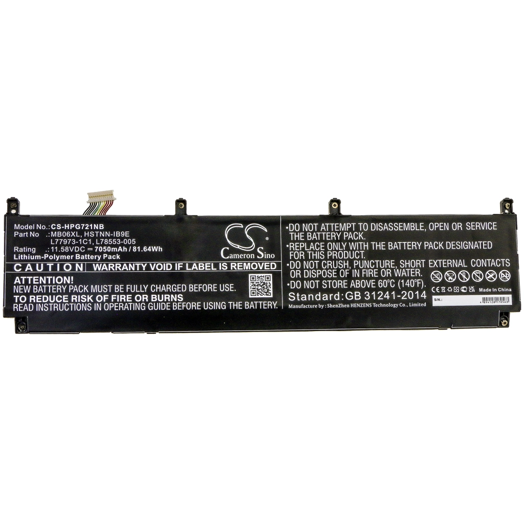 Batteria notebook HP ZBook Studio G7 ZBS15G7002 (CS-HPG721NB)