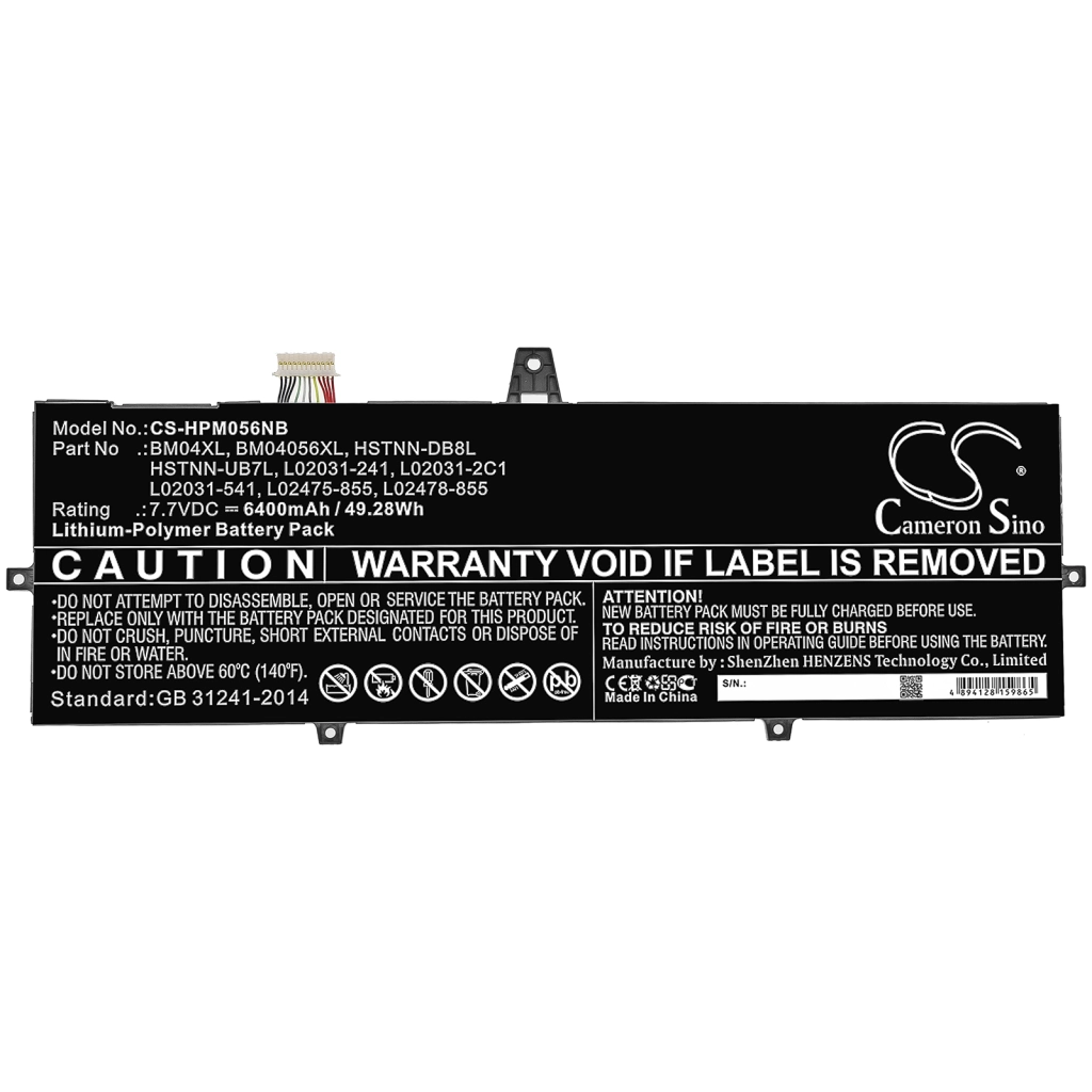 Batteria notebook HP EliteBook x360 1030 G3 4WW24PA (CS-HPM056NB)