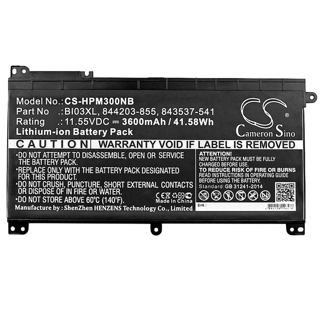 Batteria notebook HP Stream 14-ax000ns (CS-HPM300NB)