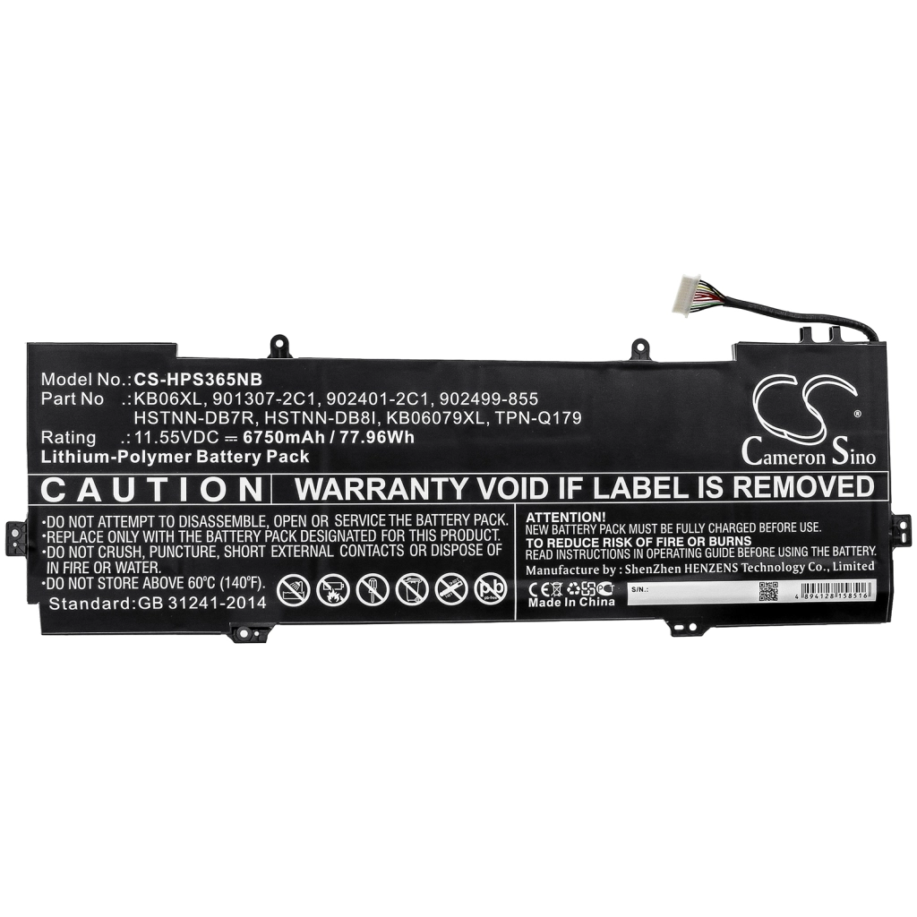 Batteria notebook HP Z6L00EA (CS-HPS365NB)