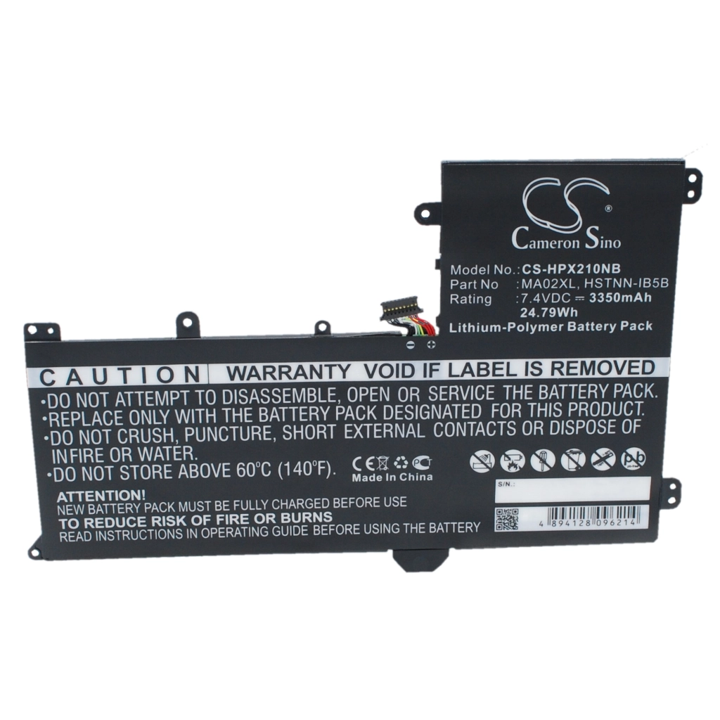 Batteria notebook HP SlateBook 10-h005ru x2 (CS-HPX210NB)