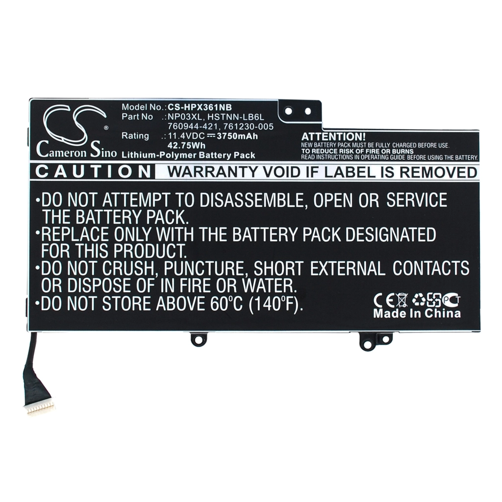 Batteria notebook HP Pavilion 13-A105NX (CS-HPX361NB)