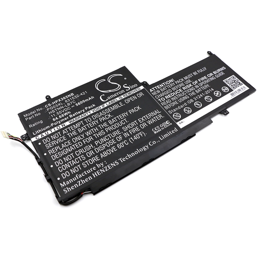 Batteria notebook HP Spectre 15-AP006NG (CS-HPX365NB)