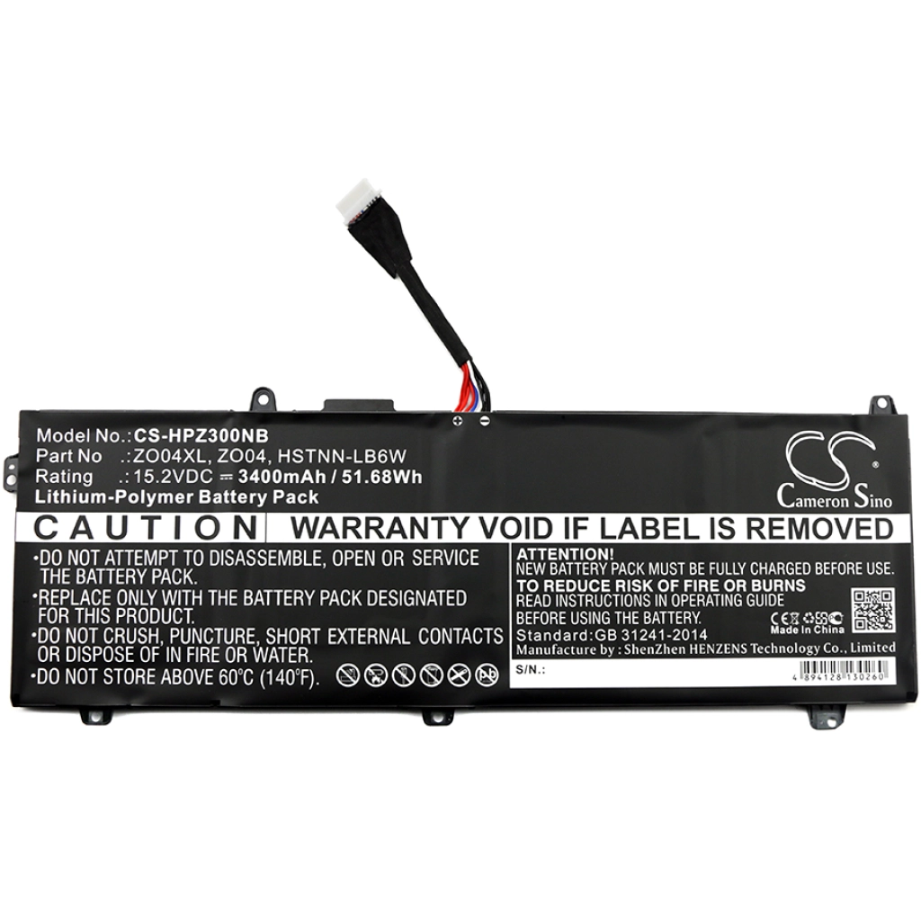Batteria notebook HP ZBook Studio G3(M6V82AV) (CS-HPZ300NB)