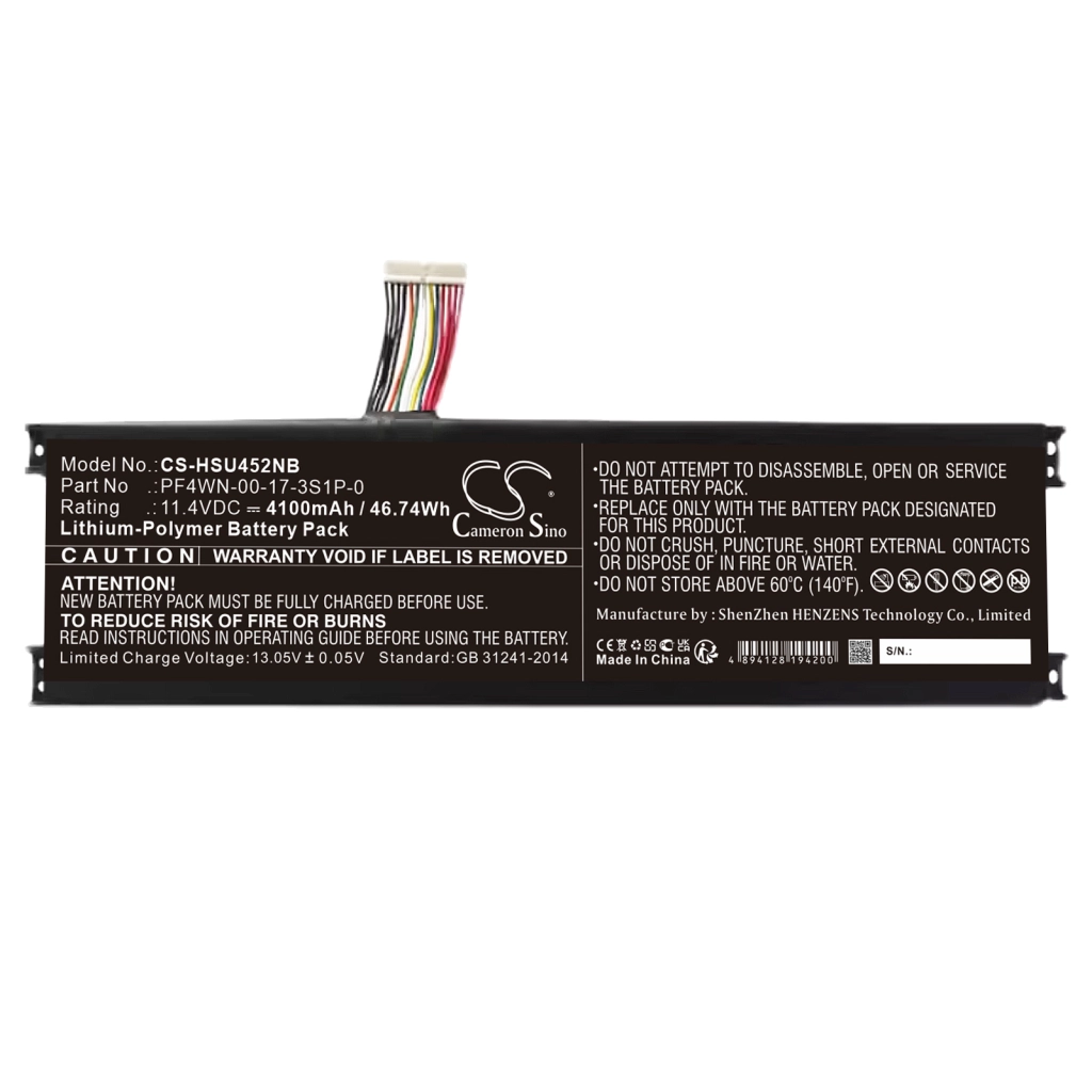 Batteria notebook HASEE CS-HSU452NB
