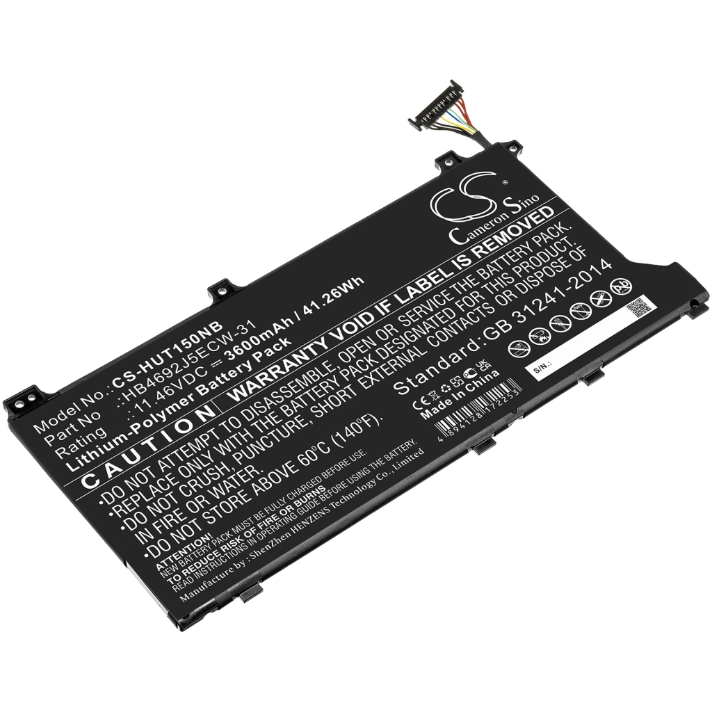 Batteria notebook Huawei MagicBook Pro HLY-19R (CS-HUT150NB)