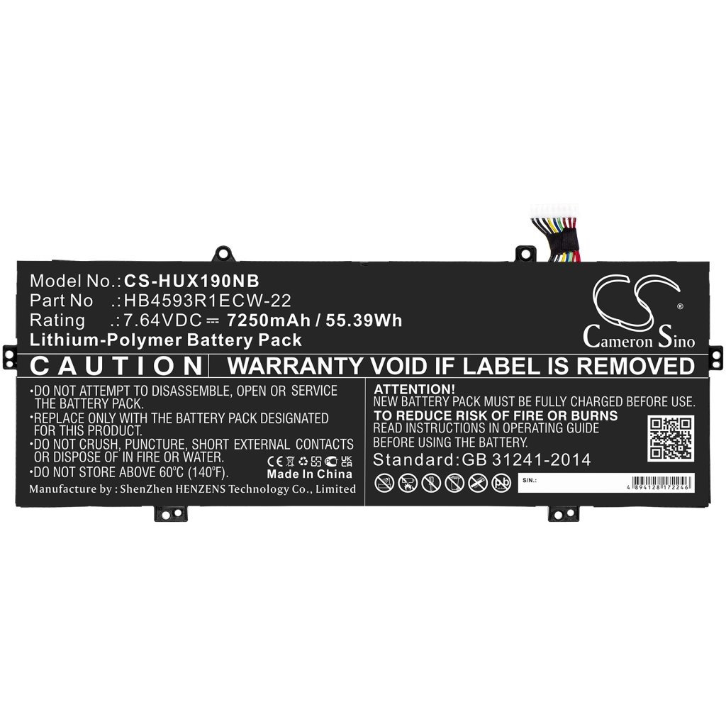 Batteria notebook Huawei VLT-W60 (CS-HUX190NB)