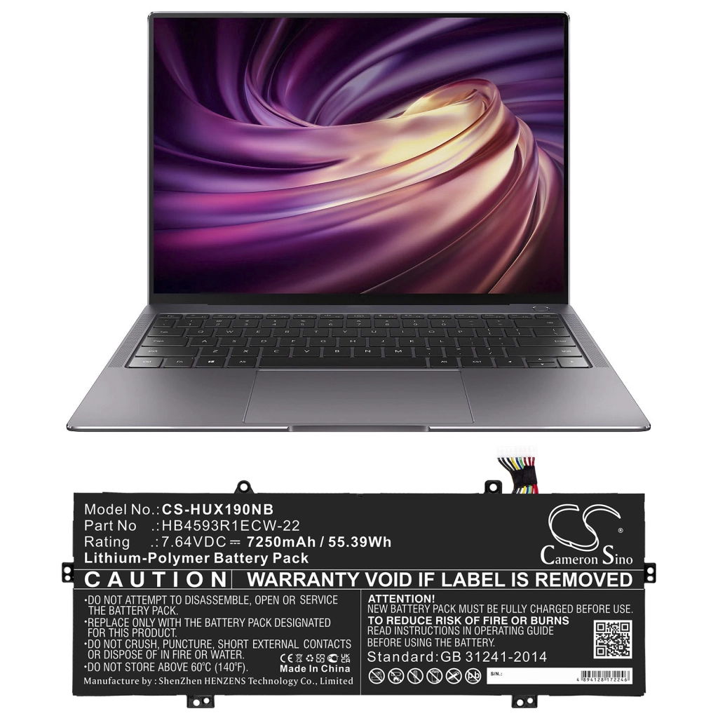 Batteria notebook Huawei VLT-W60 (CS-HUX190NB)