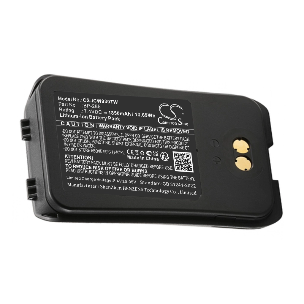 Batteria radio bidirezionale Icom CS-ICW930TW