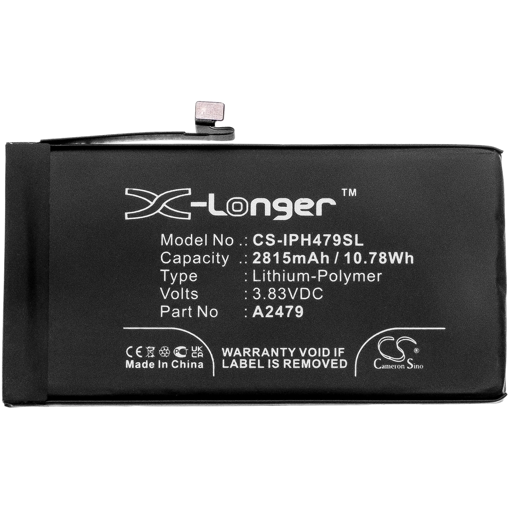 Batterie Batteria del telefono cellulare CS-IPH479SL