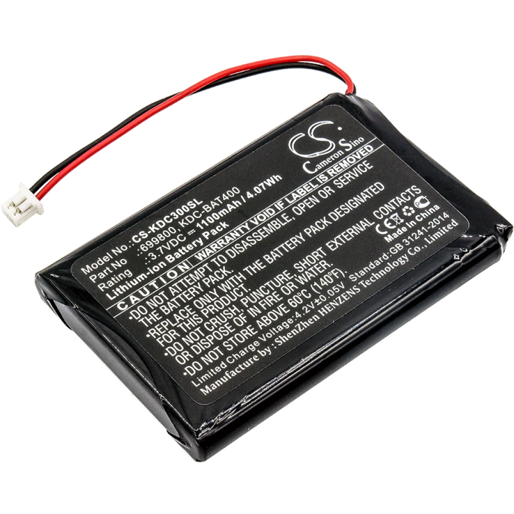 Codice a barre, batteria dello scanner Koamtac KDC411 (CS-KDC300SL)