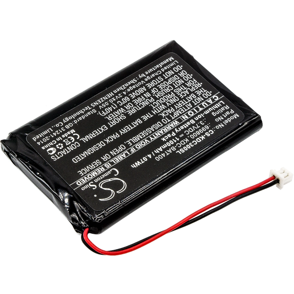 Codice a barre, batteria dello scanner Koamtac KDC411 (CS-KDC300SL)