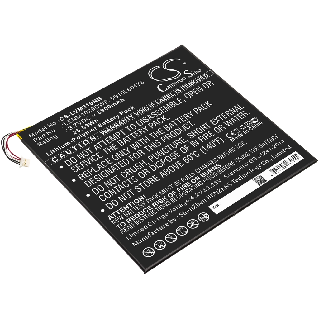 Batterie Batteria notebook CS-LVM310NB