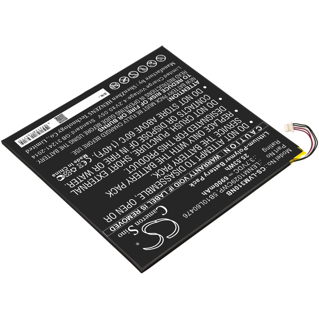 Batterie Batteria notebook CS-LVM310NB