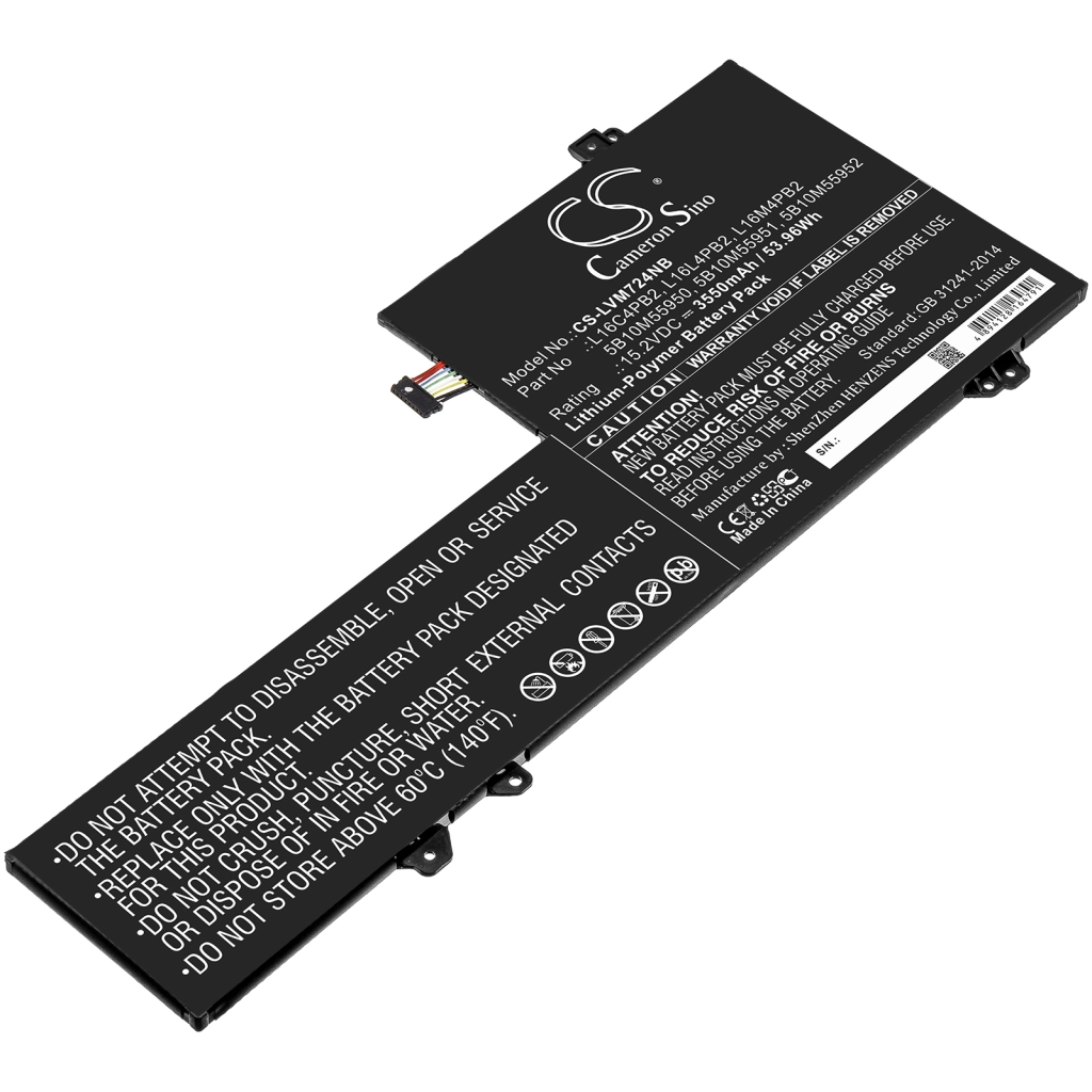 Batterie Batteria notebook CS-LVM724NB