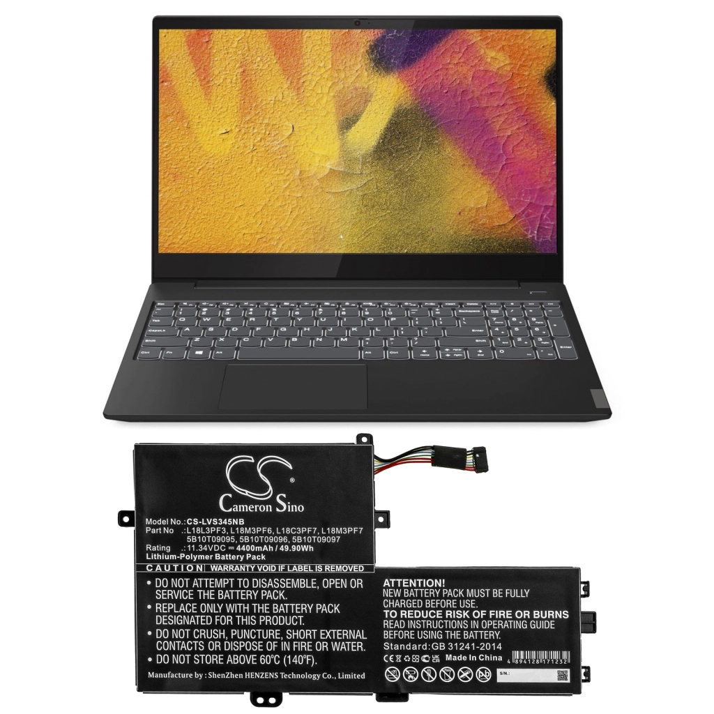 Batterie Batteria notebook CS-LVS345NB