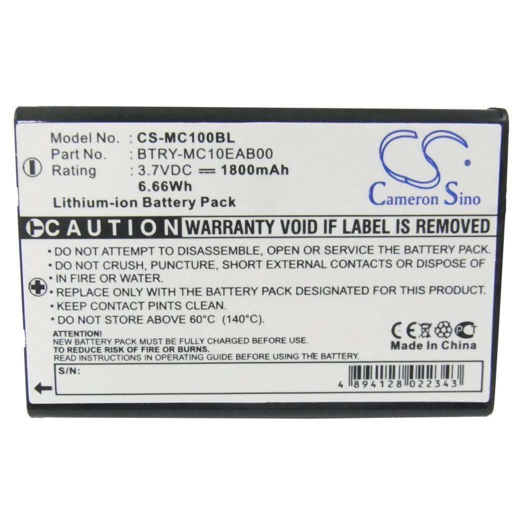Battery Replaces BTRY-MC10EAB00