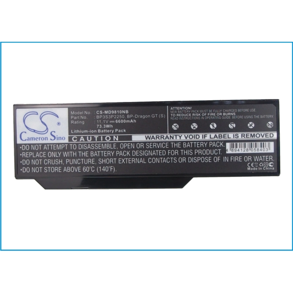 Batteria notebook Fujitsu CS-MD9810NB