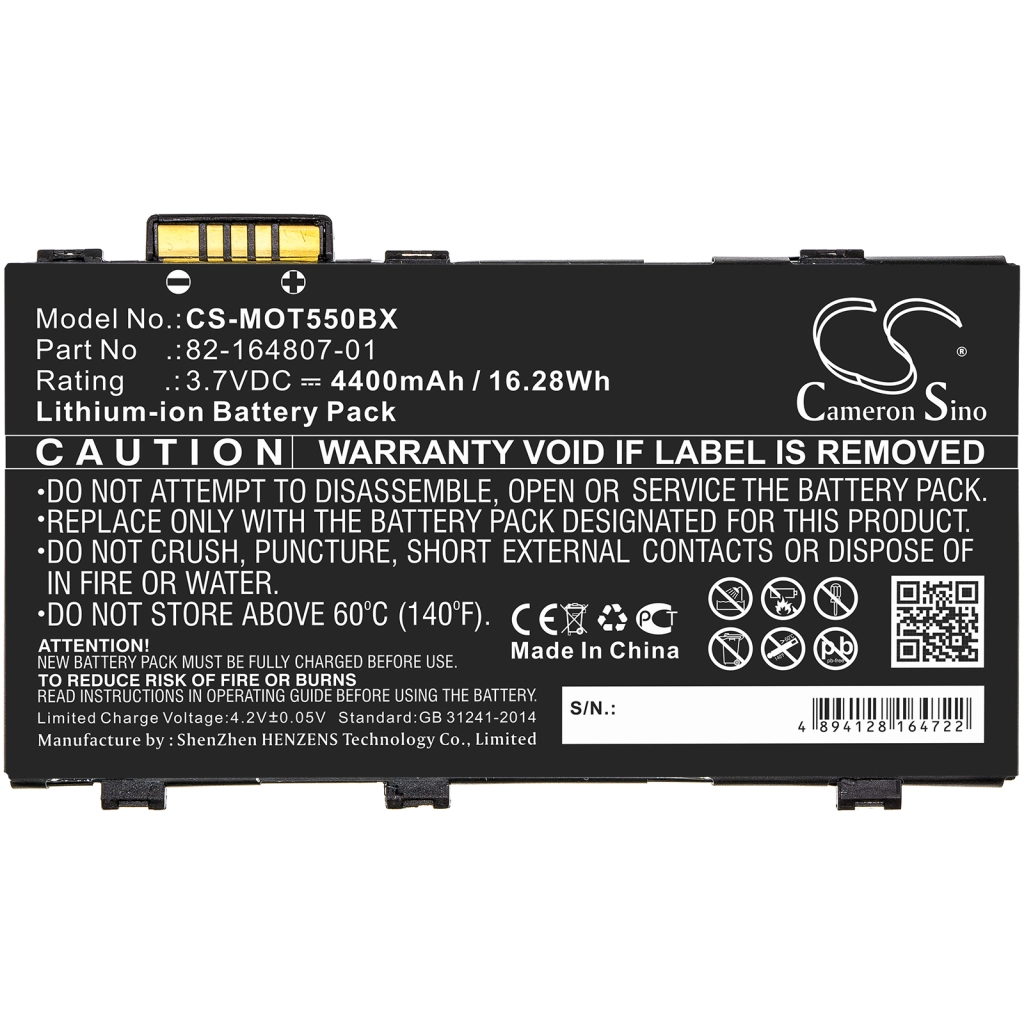 Battery Replaces 82-164807-01