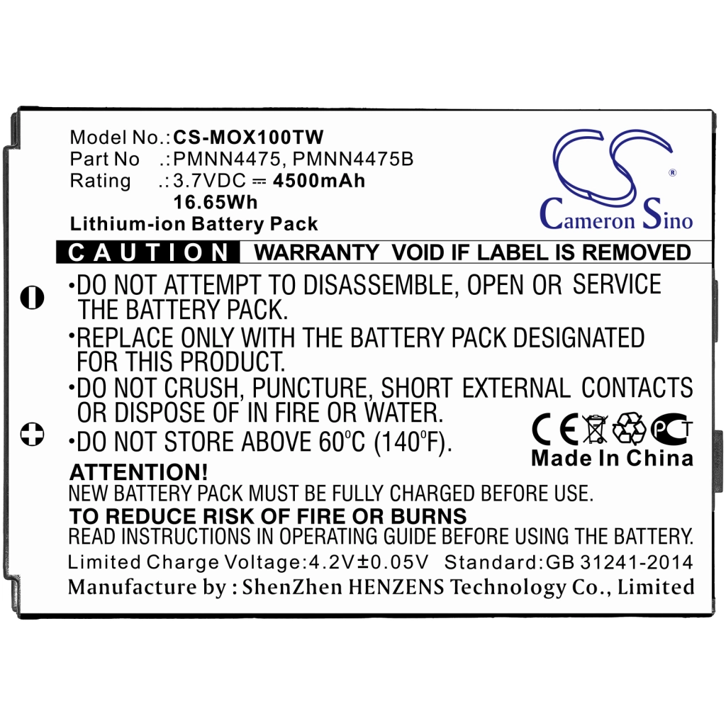 Two-Way Radio Battery Lex CS-MOX100TW