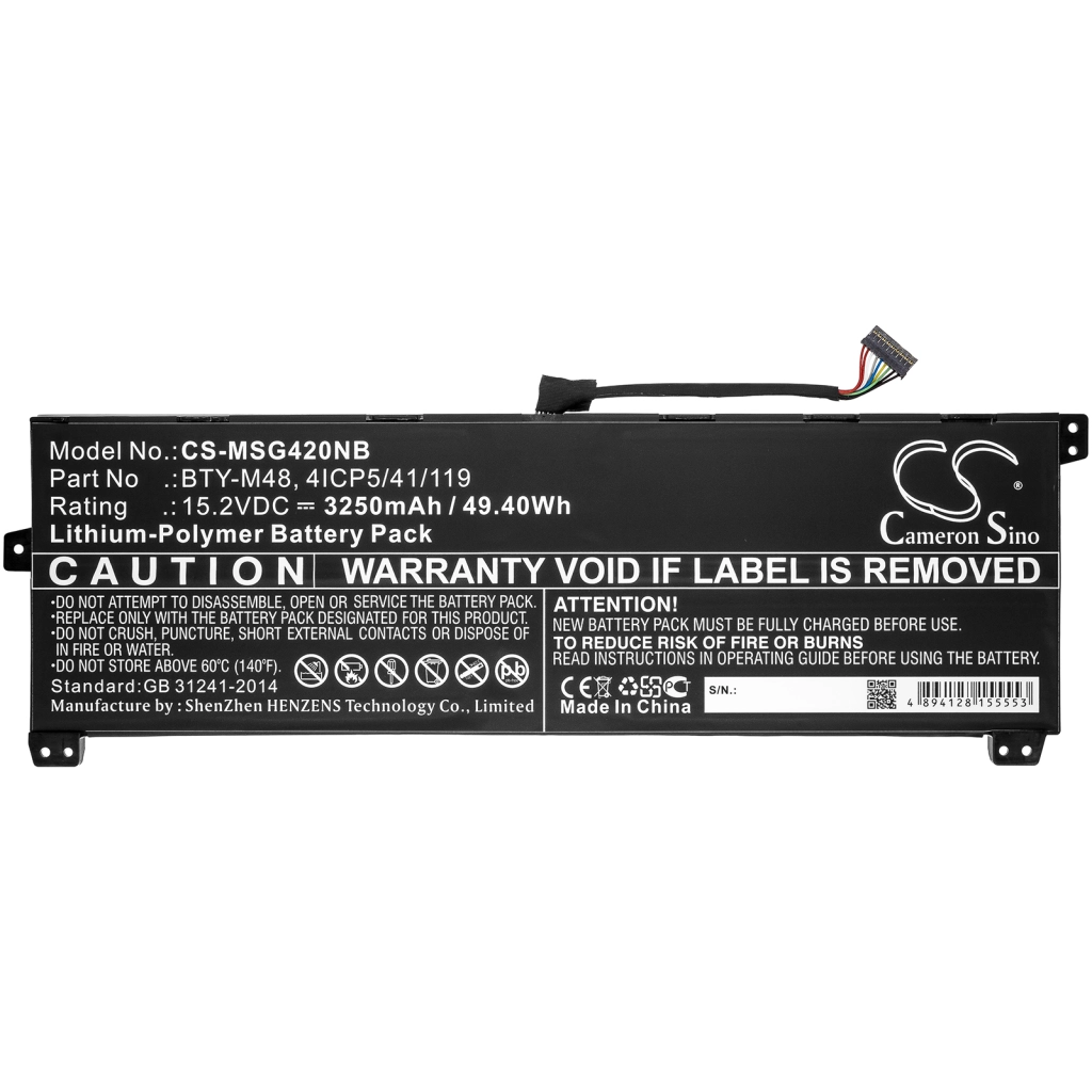 Batteria notebook MSI PS42 8RC-001es (CS-MSG420NB)