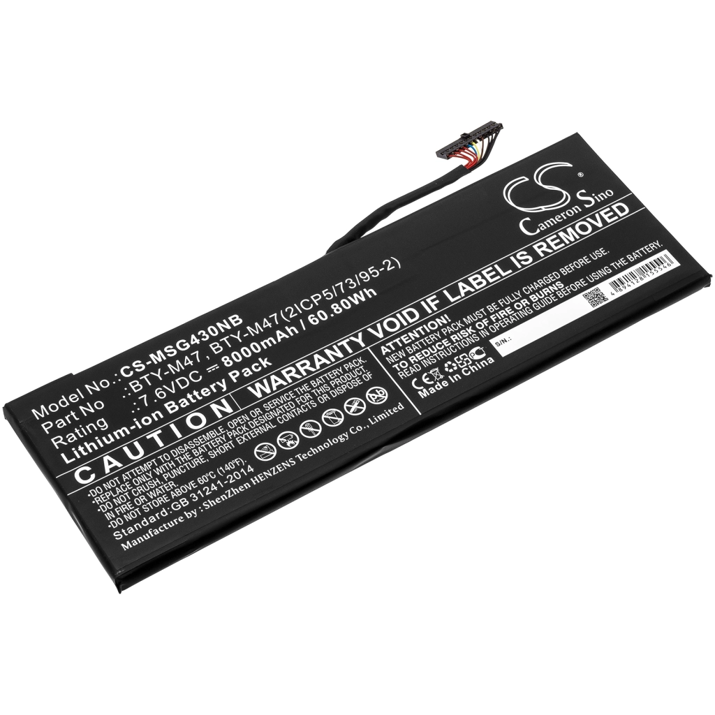 Batteria notebook MSI GS43 (CS-MSG430NB)
