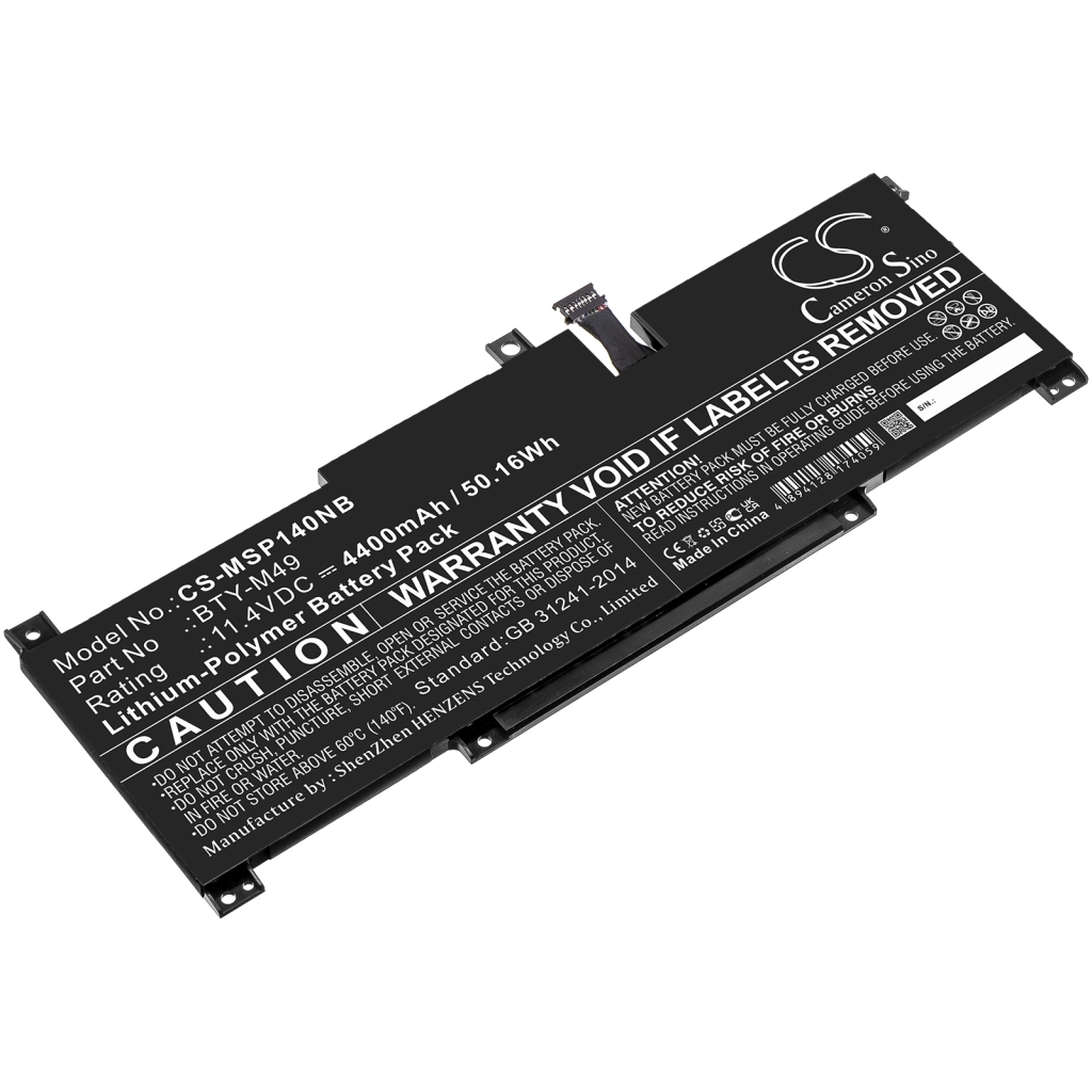 Batteria notebook MSI Prestige 14 A10SC-048ES (CS-MSP140NB)