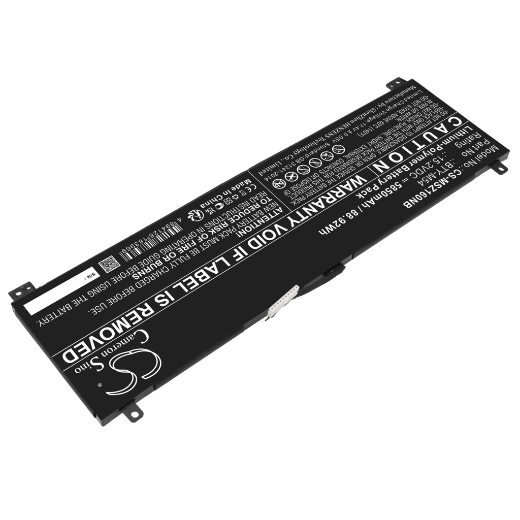 Batteria notebook MSI Creator Z16 A11UET-048 (CS-MSZ160NB)
