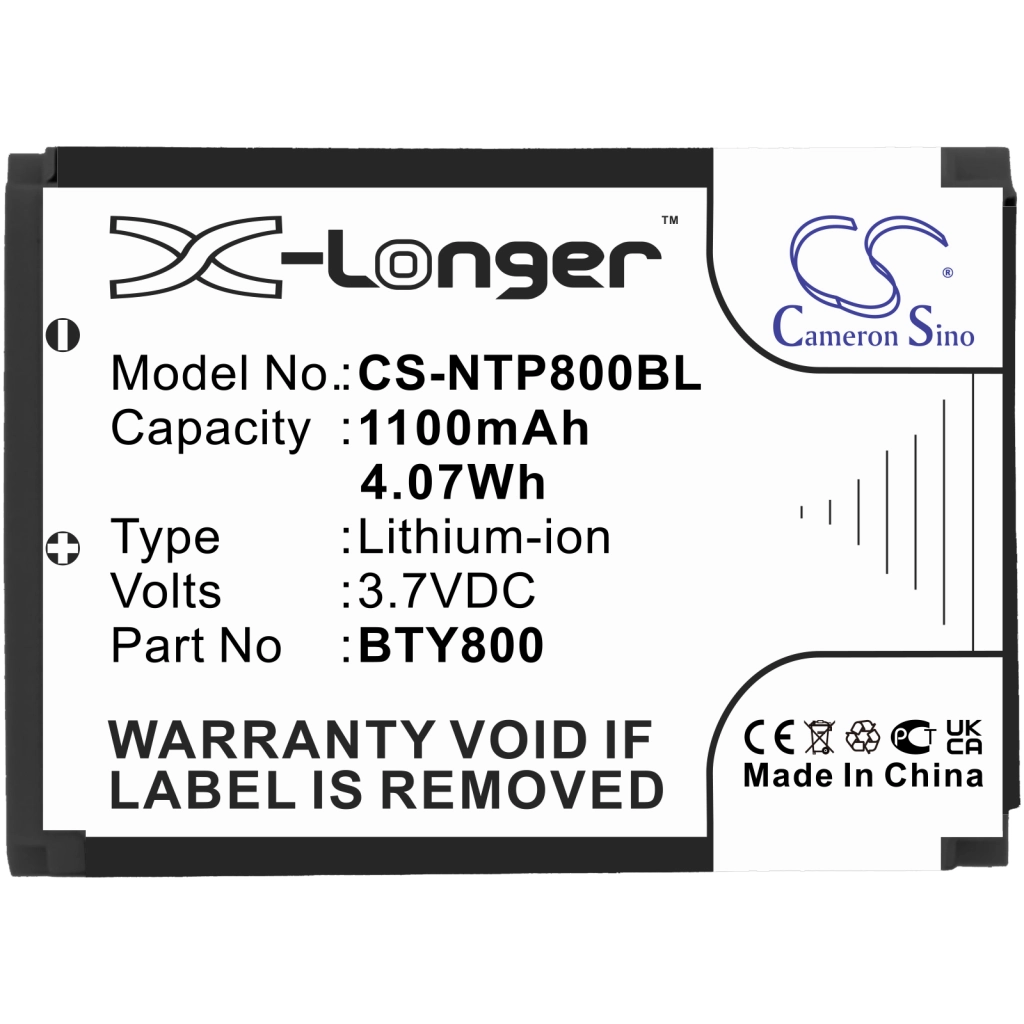 Codice a barre, batteria dello scanner Cipherlab CS-NTP800BL