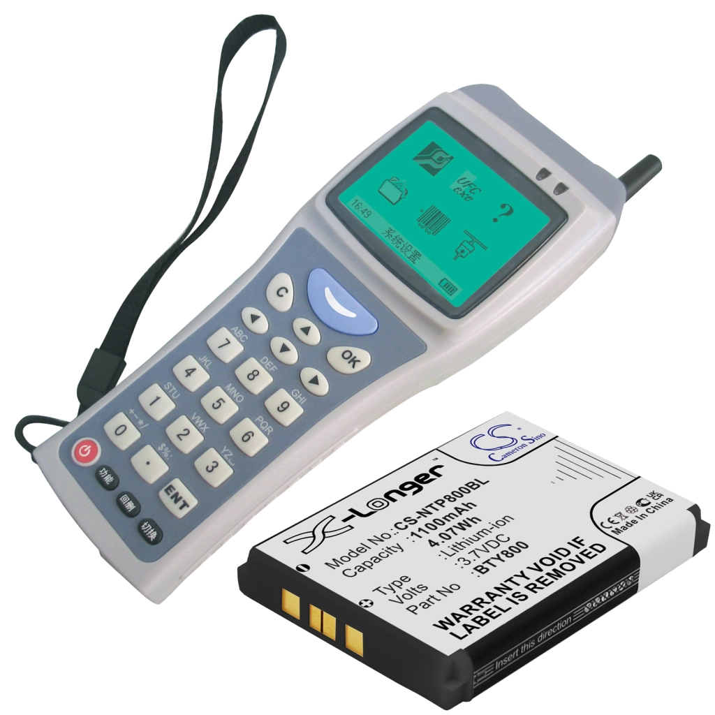 Codice a barre, batteria dello scanner Cipherlab CS-NTP800BL