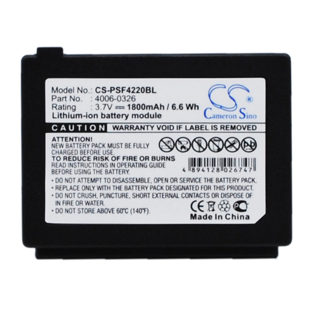 Codice a barre, batteria dello scanner PSC CS-PSF4220BL
