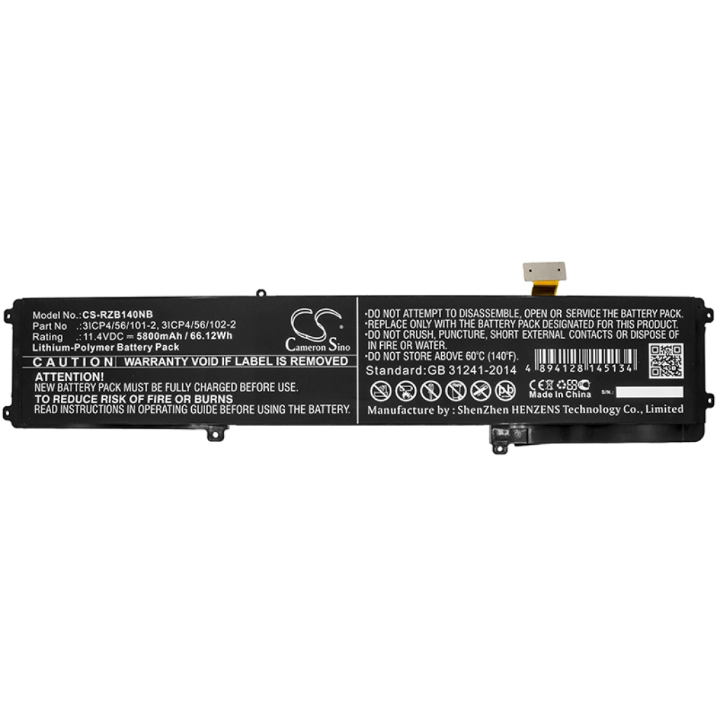 Batteria notebook Razer Blade 2016 RZ09-0195 (CS-RZB140NB)