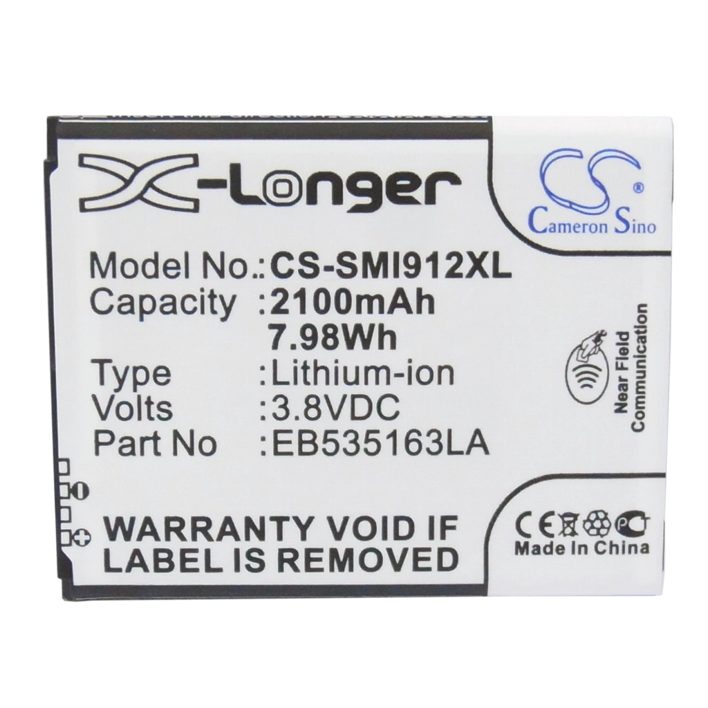 Batteria del telefono cellulare Samsung CS-SMI912XL