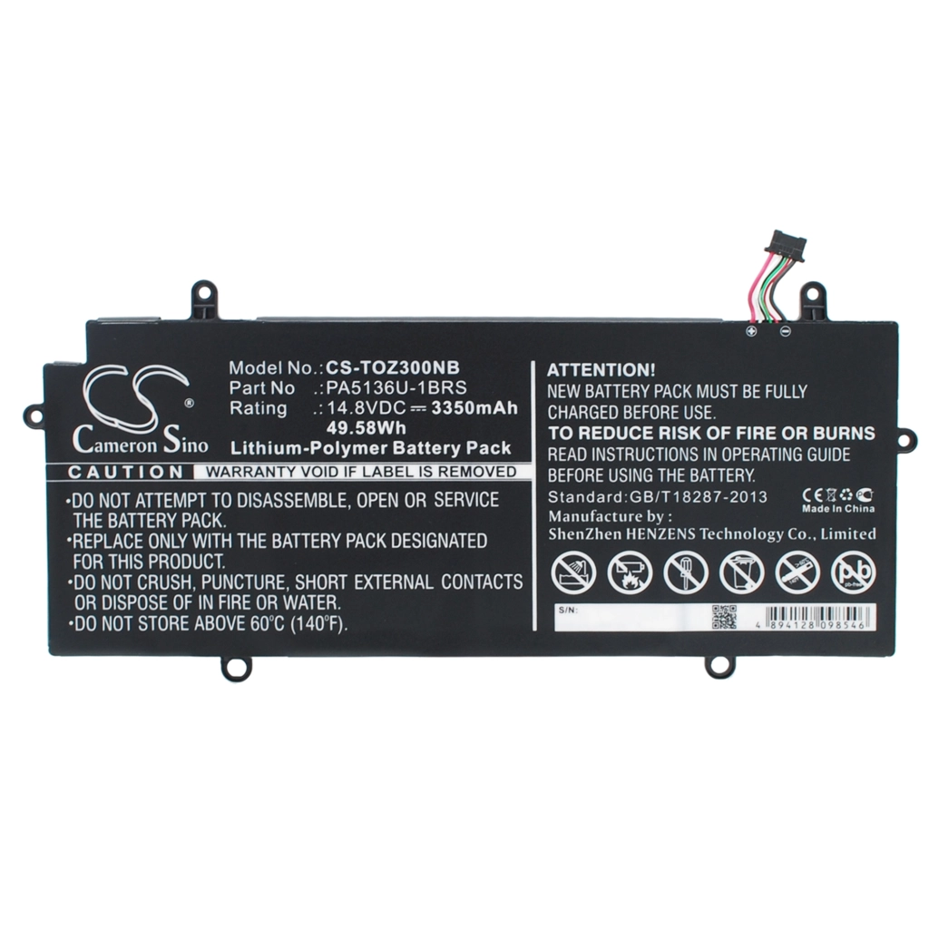Batteria notebook Toshiba Portege Z30-B K02M (CS-TOZ300NB)