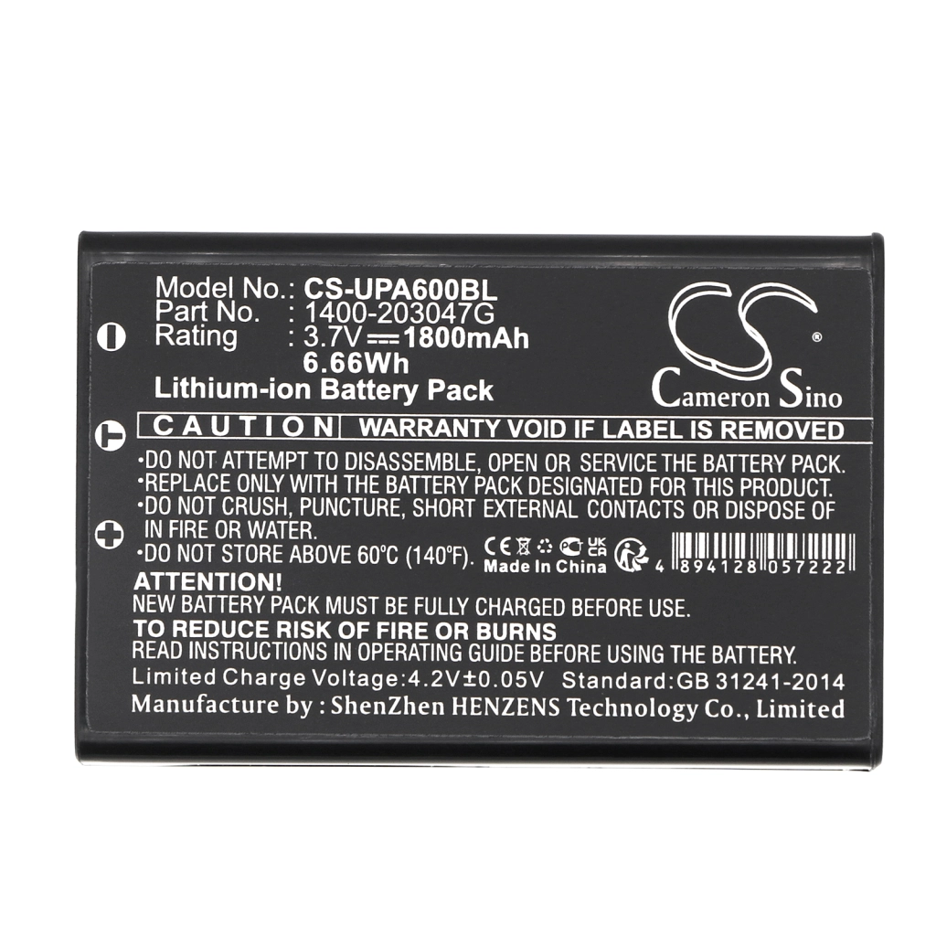Batterie Sostituisce 1400-900009G